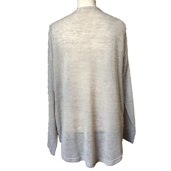 Soft Surroundings Valentina Sweater Women's Brown Zip V-Neck Pullover Size 1X - Picture 2 of 10